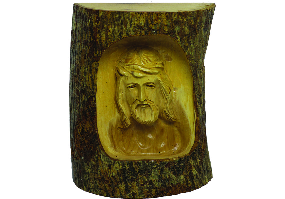 BK11 – Carved Bark Christ